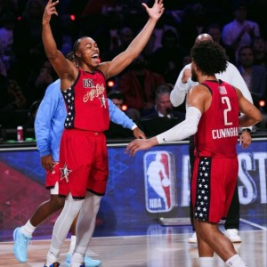 开云-全明星改版成功！美国小将笑到最后，文班很郁闷！